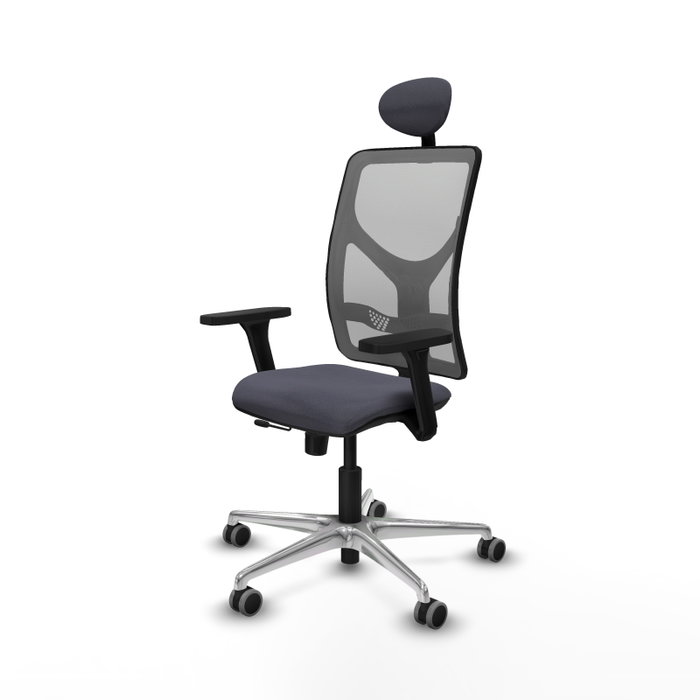 PIQUERAS Y CRESPO Silla de oficina Motilla Gris con Mecanismo Sincro/Traslack