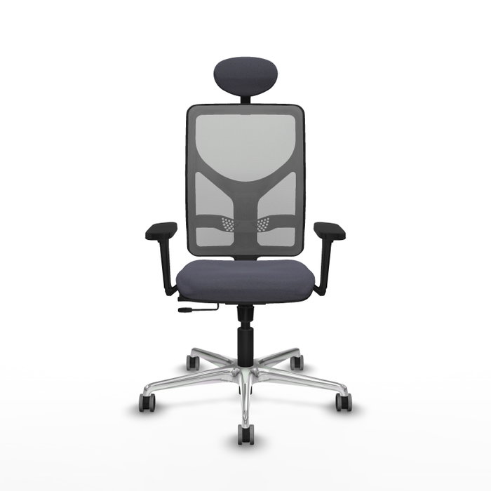 PIQUERAS Y CRESPO Silla de oficina Motilla Gris con Mecanismo Sincro/Traslack