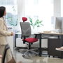 PIQUERAS Y CRESPO Silla de oficina Motilla Gris con Mecanismo Sincro/Traslack