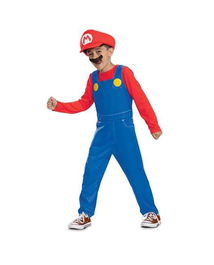 Jakks Pacific Disfraz Super Mario Bros Elevated Fancy Dress Talla S (4-6 Años)