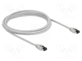 DeLOCK Cable Ethernet Cat 8.1 S/FTP 3 m RJ45 Gris