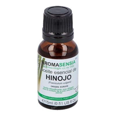 AROMASENSIA Aceite Esencial Hinojo 15ml Detoxificante Circulación Celulitis AROMASENSIA Aceite Esencial Hinojo 15ml Detoxificante Circulación Celulitis