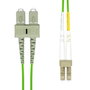 ProXtend Cable de Fibra Óptica OM5 Duplex MM LC-SC UPC 10 Metros, para Redes de Alta Velocidad y Gran Ancho de Banda