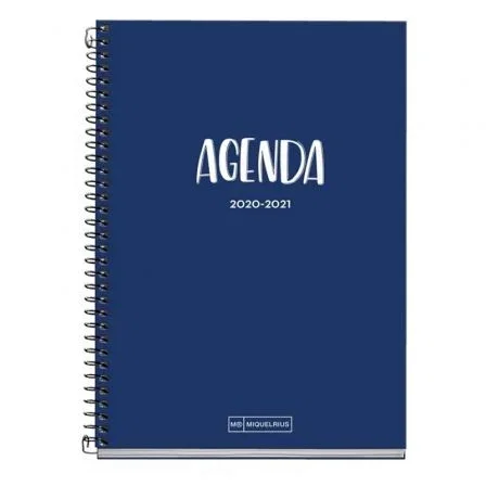 AGENDA ESCOLAR 2020/2021 MIQUEL RIUS 26106 SCHOOL PLUS MARINO - SEPT 20/AGOSTO 21 - SEMANA VISTA - 155*213MM - 70G/M2 - ENCUADERNACIÓN ESPIRAL AGENDA ESCOLAR 2020/2021 MIQUEL RIUS 26106 SCHOOL PLUS MARINO - SEPT 20/AGOSTO 21 - SEMANA VISTA - 155*213MM - 70G/M2 - ENCUADERNACIÓN ESPIRAL