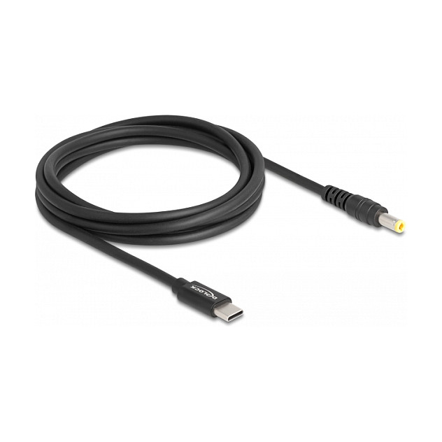 DeLOCK Cable de carga USB Type-C™ a 5,5 x 2,5 mm, 1,5 m DeLOCK Cable de carga USB Type-C™ a 5,5 x 2,5 mm, 1,5 m