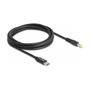 DeLOCK Cable de carga USB Type-C™ a 5,5 x 2,5 mm, 1,5 m