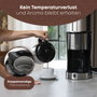 Clatronic KA 3805 Cafetera de goteo con jarra térmica de acero inoxidable