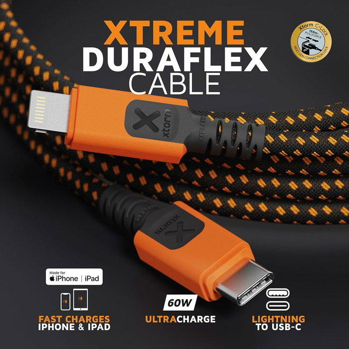 Cable USB Xtorm CXX2002 Naranja