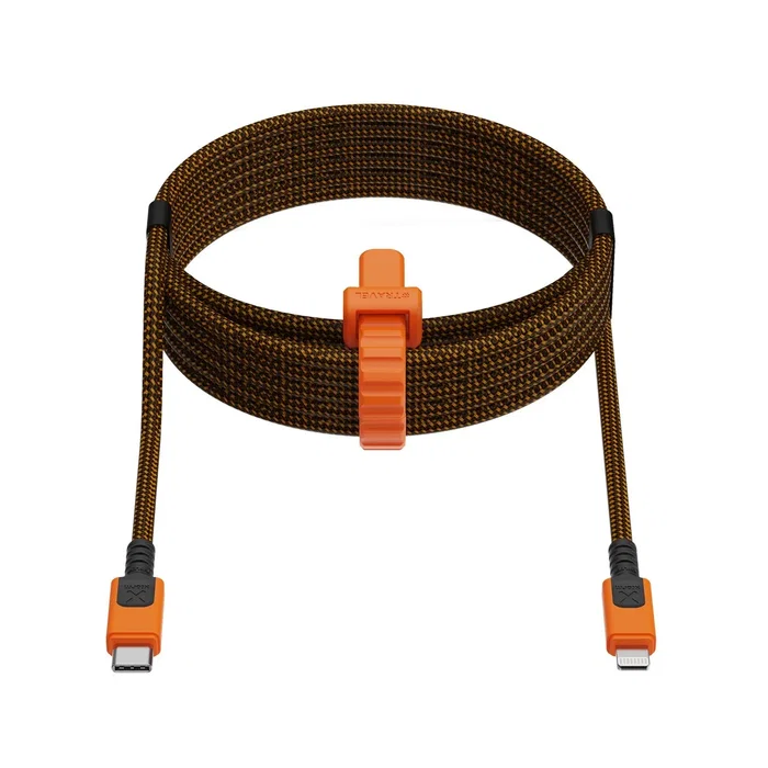 Xtorm Cable Xtreme USB-C a Lightning 1,5m Negro/Naranja