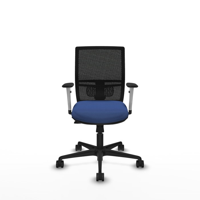 PIQUERAS Y CRESPO Silla de oficina Yunquera con mecanismo Sincro/Traslack, Azul marino y Negro PIQUERAS Y CRESPO Silla de oficina Yunquera con mecanismo Sincro/Traslack, Azul marino y Negro