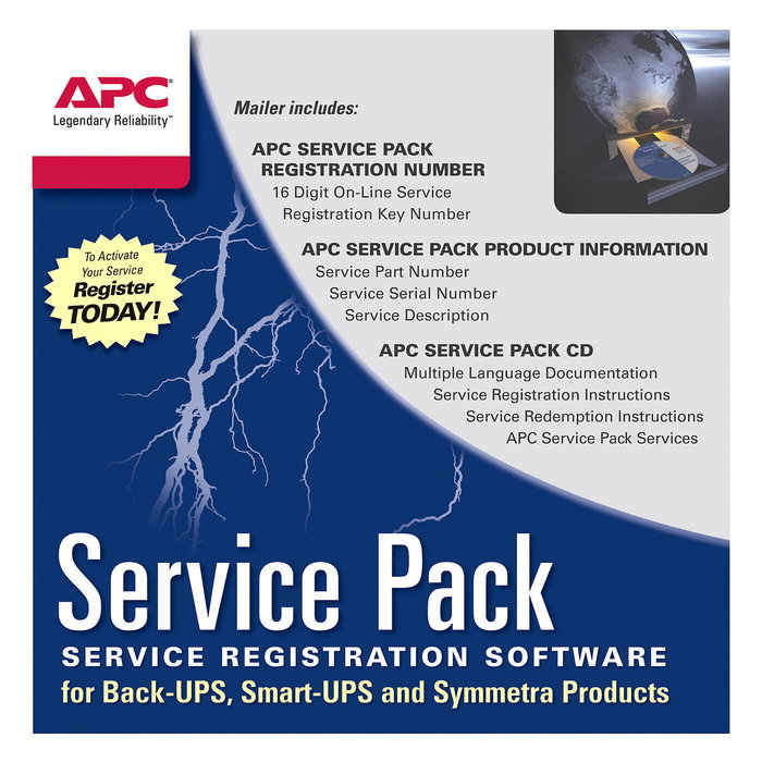 APC Extended Warranty ServicePack 1 año