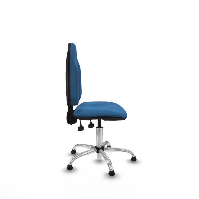 PIQUERAS Y CRESPO Silla de oficina Algarra Azul claro con mecanismo de doble maneta