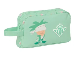 Safta Portadesayunos Termo - Real Betis Balompié Colección Infantil para Merienda Escolar 120x65x215 mm
