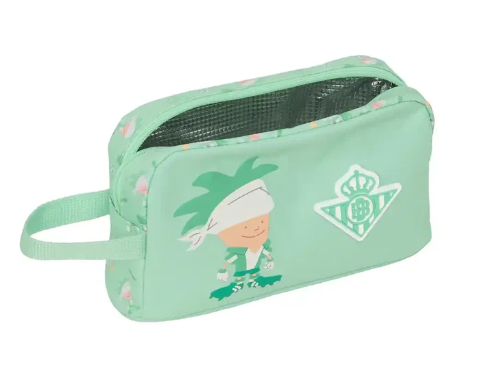 Safta Portadesayunos Termo - Real Betis Balompié Colección Infantil para Merienda Escolar 120x65x215 mm