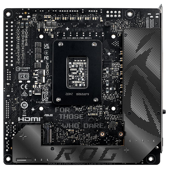 ASUS ROG STRIX B860-I GAMING WiFi Placa Base Intel LGA 1851 para Procesadores Intel Core Ultra, Soporte DDR5, Factor de Forma mini ITX ASUS ROG STRIX B860-I GAMING WiFi Placa Base Intel LGA 1851 para Procesadores Intel Core Ultra, Soporte DDR5, Factor de Forma mini ITX
