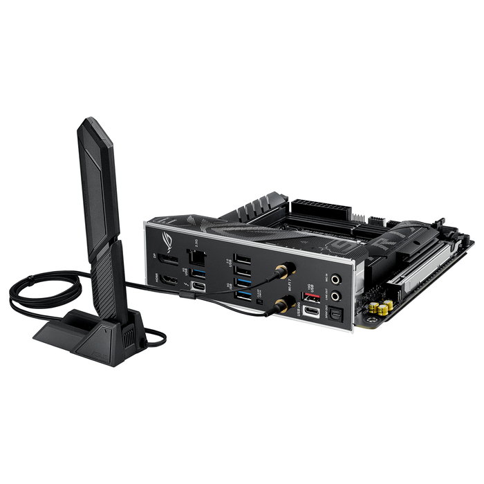 ASUS ROG STRIX B860-I GAMING WiFi Placa Base Intel LGA 1851 para Procesadores Intel Core Ultra, Soporte DDR5, Factor de Forma mini ITX ASUS ROG STRIX B860-I GAMING WiFi Placa Base Intel LGA 1851 para Procesadores Intel Core Ultra, Soporte DDR5, Factor de Forma mini ITX