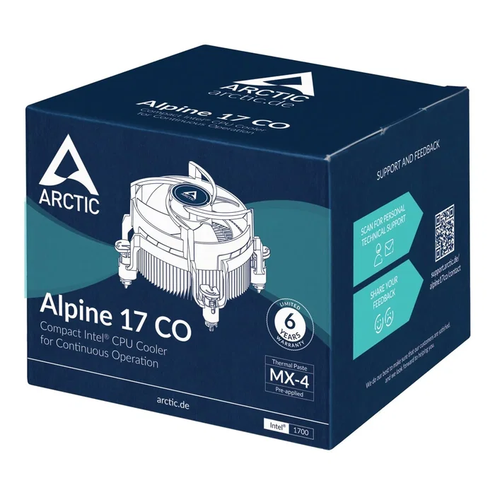 ARCTIC Alpine 17 CO para Intel LGA 1700