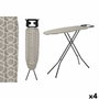 Tabla de Planchar Kipit Blanco Gris Metal Tela (4 Unidades)
