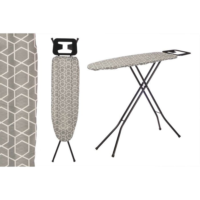 Tabla de Planchar Kipit Blanco Gris Metal Tela (4 Unidades)