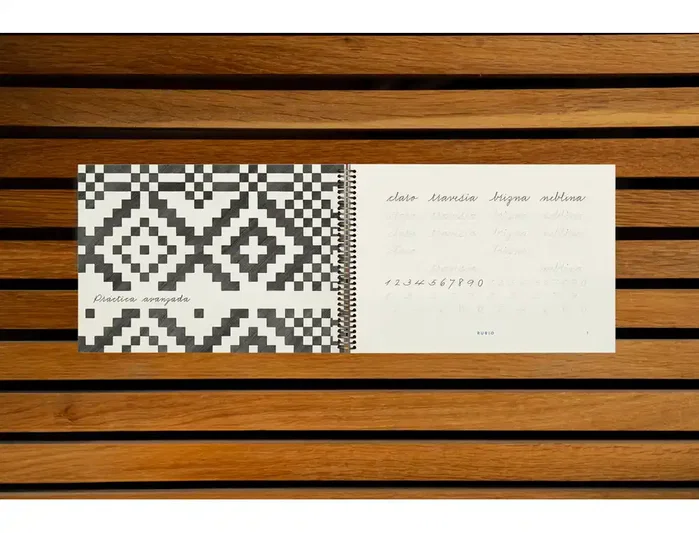 RUBIO Cuaderno Caligrafía Para La Vida Vol.1 Horizontal Espiral RUBIO Cuaderno Caligrafía Para La Vida Vol.1 Horizontal Espiral