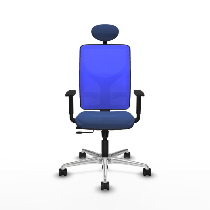 PIQUERAS Y CRESPO Silla de oficina Motilla Azul con mecanismo Sincro/Traslack PIQUERAS Y CRESPO Silla de oficina Motilla Azul con mecanismo Sincro/Traslack