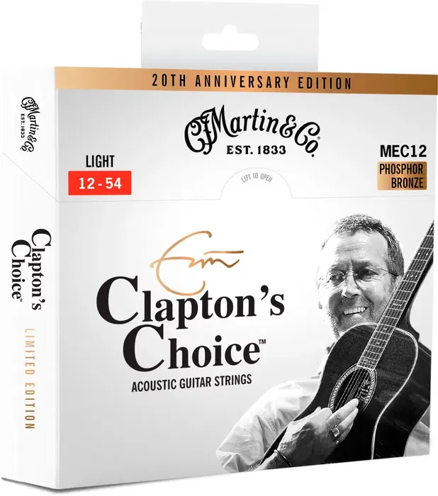 Martin Cuerdas Acústica Eric Clapton Ltd 92/8 Phosphor Bronze Light 12-54
