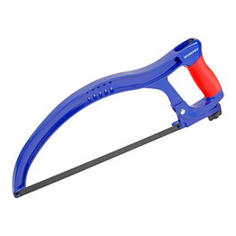 Workpro Sierra de Arco de Aluminio 300 mm, Corte Multiángulo 45° y 90°, Mango Ergonómico, Cambio Rápido