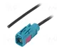 4CARMEDIA Cable de Conexión Coaxial Fakra Tomacorriente 0,5m