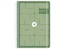 Antartik Agenda Escolar Essentials 2026-2027 A5+ Espiral, Día Página, Interior Bilingüe, Papel FSC 80g, Color Verde