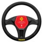 Momo Funda de Volante Easy Black-BLK PU 36,5cm-37,9cm