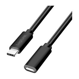 LogiLink Cable USB 2.0 Type-C 100W 2m negro