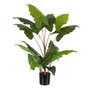 Ixia Planta Colocasia Verde Decoración 130 cm