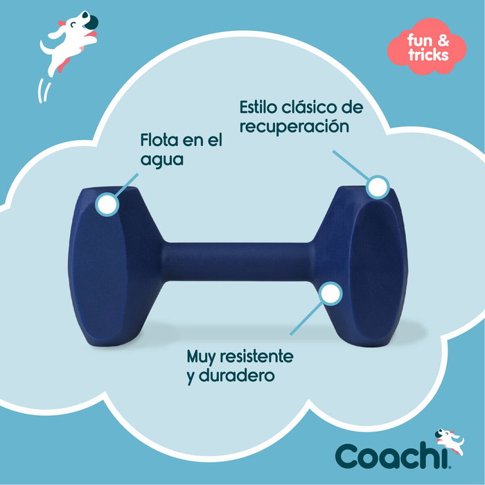 Juguete de adiestramiento Coachi TRAINING DUMBBELL Azul Juguete de adiestramiento Coachi TRAINING DUMBBELL Azul