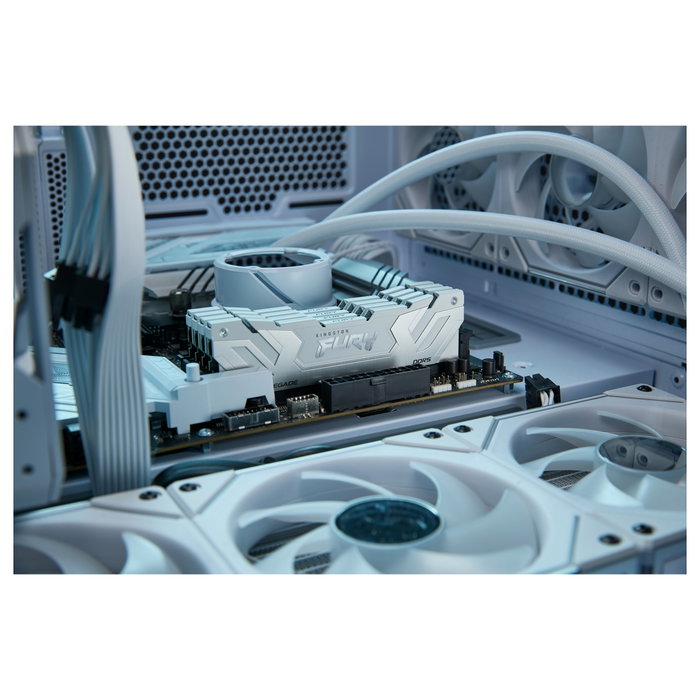 Kingston FURY Renegade White 24GB (1x24GB) 8800MT/s DDR5 CL42 CUDIMM Memoria RAM Kingston FURY Renegade White 24GB (1x24GB) 8800MT/s DDR5 CL42 CUDIMM Memoria RAM