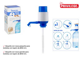Privilege Dispensador Manual Agua Water Fresh Priv 8,8 cm x 18,5 cm x 10 cm (24 Unidades)