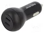 DeLOCK Cargador de coche 64330 con 2 puertos USB Tipo-C™ y 40 W