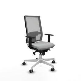 PIQUERAS Y CRESPO Silla de oficina Horna Gris con mecanismo Sincro