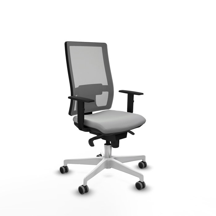 PIQUERAS Y CRESPO Silla de oficina Horna Gris con mecanismo Sincro PIQUERAS Y CRESPO Silla de oficina Horna Gris con mecanismo Sincro