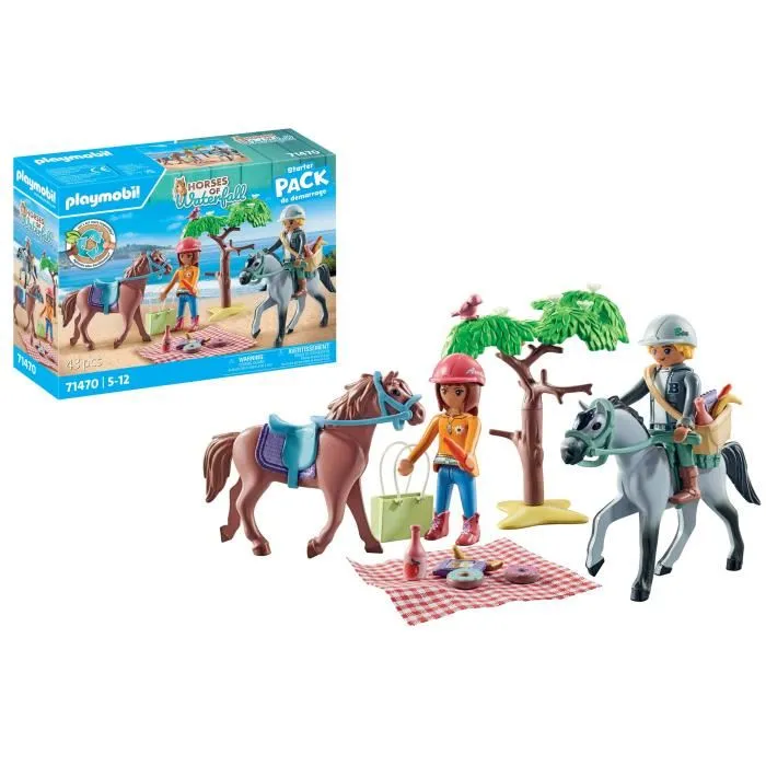 Playmobil 71470 Amélia y Ben con caballos Juguete Figuras Accesorios
