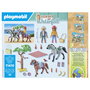 PLAYMOBIL 71470 - Horses of Waterfall Juguete de Acción y Aventura con 2 Figuras y Caballos para Niños +5 Años, Multicolor