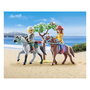 PLAYMOBIL 71470 - Horses of Waterfall Juguete de Acción y Aventura con 2 Figuras y Caballos para Niños +5 Años, Multicolor