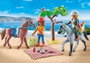 Playmobil 71470 Horses of Waterfall - Excursión a la playa con Amelia y Ben