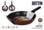 Quttin Sarten Aluminio Forjado 26 cm Mango Soft Full Saha (6 Unidades)