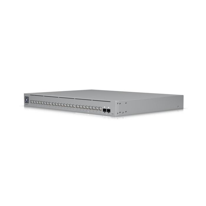 Ubiquiti Switch Capa 3 de 24 Puertos, 8 Puertos 2.5 GbE RJ45, 16 Puertos GbE RJ45, 2 Puertos 10G SFP+, Chapa de Acero SGCC, 442.4 x 325 x 43.7 mm Ubiquiti Switch Capa 3 de 24 Puertos, 8 Puertos 2.5 GbE RJ45, 16 Puertos GbE RJ45, 2 Puertos 10G SFP+, Chapa de Acero SGCC, 442.4 x 325 x 43.7 mm