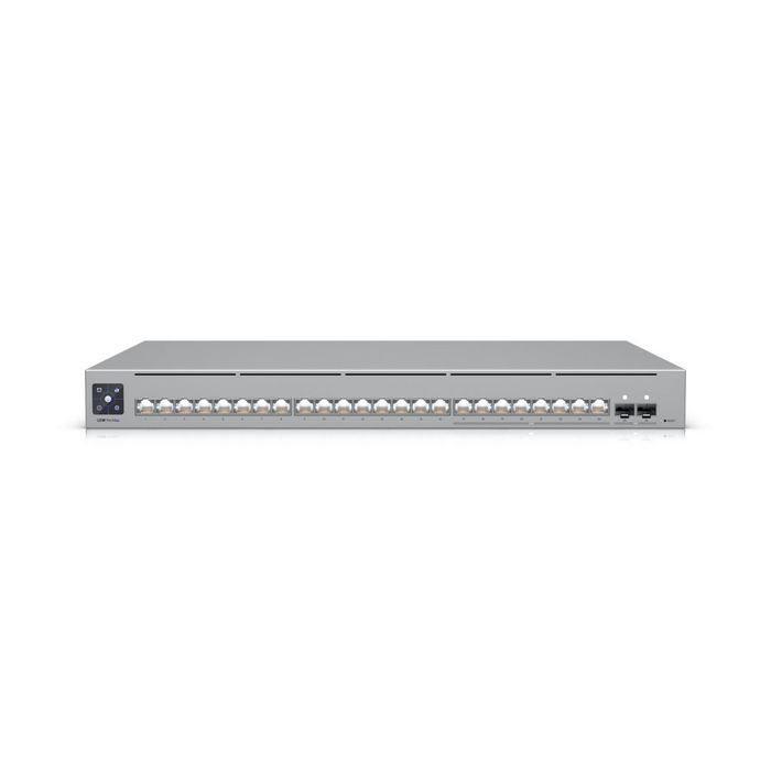 Ubiquiti Switch Capa 3 de 24 Puertos, 8 Puertos 2.5 GbE RJ45, 16 Puertos GbE RJ45, 2 Puertos 10G SFP+, Chapa de Acero SGCC, 442.4 x 325 x 43.7 mm Ubiquiti Switch Capa 3 de 24 Puertos, 8 Puertos 2.5 GbE RJ45, 16 Puertos GbE RJ45, 2 Puertos 10G SFP+, Chapa de Acero SGCC, 442.4 x 325 x 43.7 mm