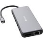 Verbatim USB-C Pro Multiport Hub 13 Puertos CMH-13 Plata