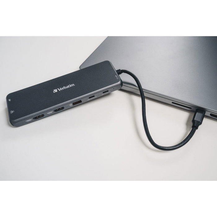Verbatim USB-C Pro Multiport Hub 13 Puertos CMH-13 Plata
