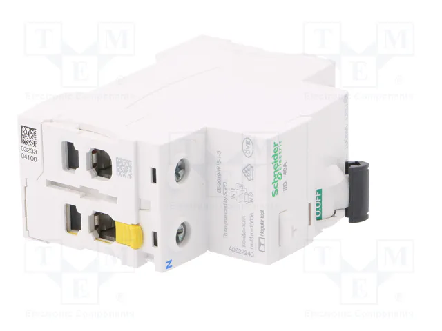 SCHNEIDER ELECTRIC Interruptor diferencial ACTI9 iID 40A 0,1A 2 polos SCHNEIDER ELECTRIC Interruptor diferencial ACTI9 iID 40A 0,1A 2 polos