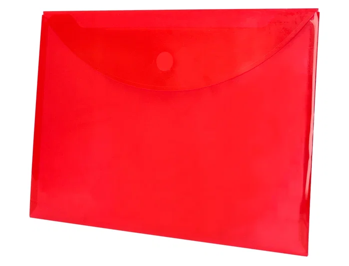 Liderpapel Carpeta dossier A4 roja con cierre de velcro Liderpapel Carpeta dossier A4 roja con cierre de velcro