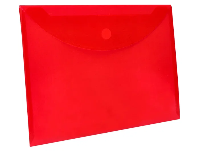 Liderpapel Carpeta dossier A4 roja con cierre de velcro Liderpapel Carpeta dossier A4 roja con cierre de velcro